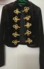 Kids Costumes to Hire - Black velvet jacket-double braided - SMALL